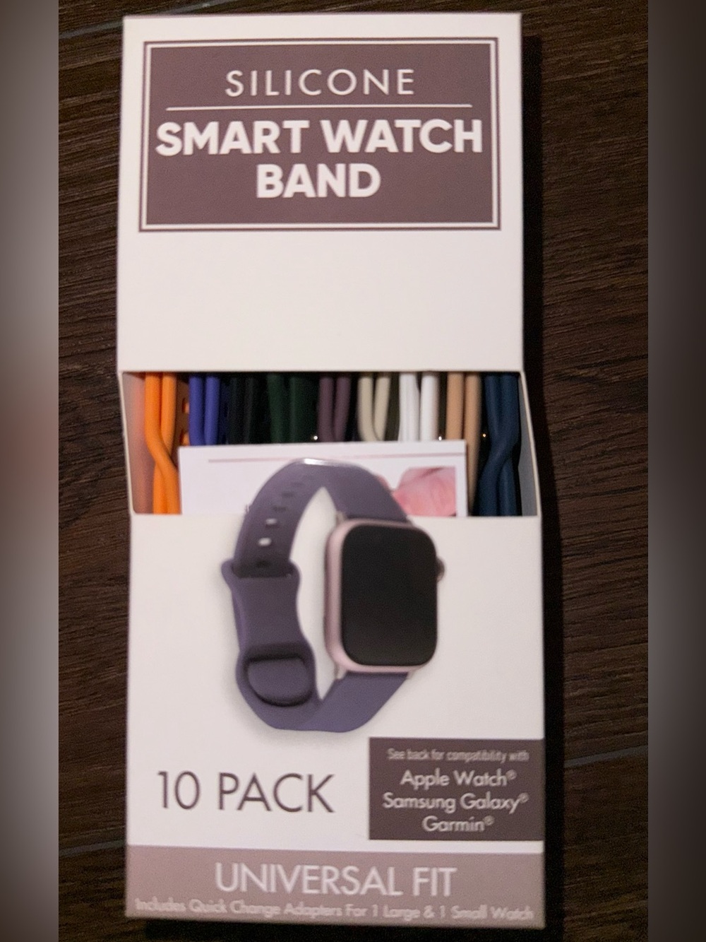 Pack of 10 Silicone Smart Watch Bands